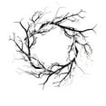 thumbnail image 2 of Halloween Wreath for Front Door Artificial Withered Twig Halloween Door Wreath Indoor Outdoor Home Party Decoration Spooky Holiday Ornament, 2 of 6