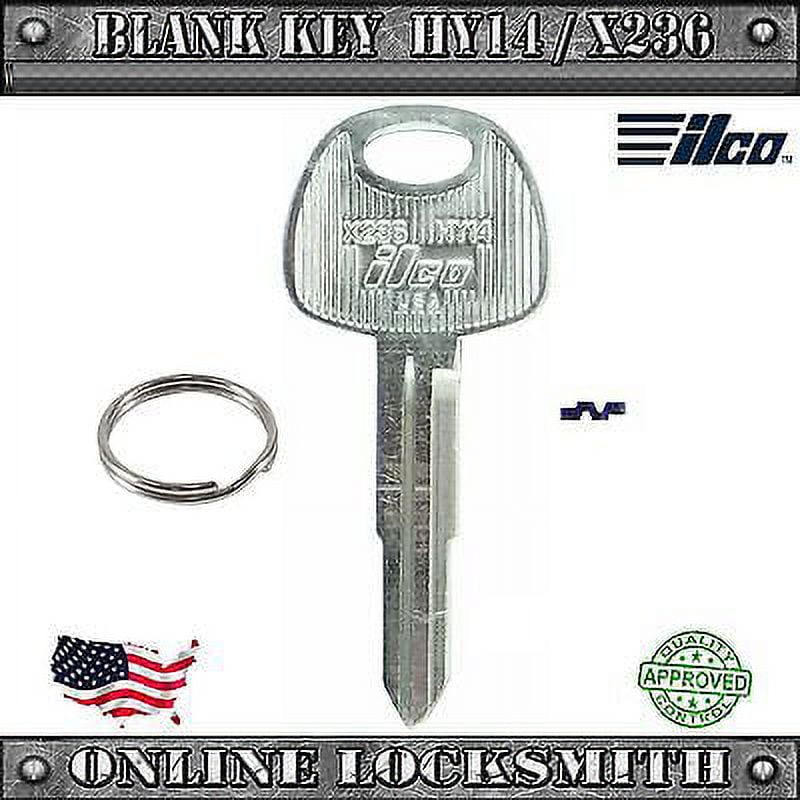 Car Key Blank Replacement For 2007-2009 Kia Rondo & 2006-2010 Hyundai Elantra – Ilco HY17P 6 thumbnail image