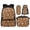 Cartoon Capybara, variant on Yspwyqan Boys Backpack Lunchbox Set, Sleeping Capybara on Mushroom Backpack Set for School with Pencil Case, 17" Casual Fashion Bookbag with Double Zip for Middle School