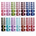 thumbnail image 3 of GlamToes 22pcs Cat Eye Toe Press On Fake Nails Kit, Full Cover Toenail Art Manicure Decoration with Strong Adhesive, DIY Application, 3 of 7