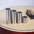 thumbnail image 4 of 28/51/60/70mm Stainless Steel Guitar Slide Bar Finger Slides Sleeve String Musical Instrument Accessories Practice Tool, 4 of 5