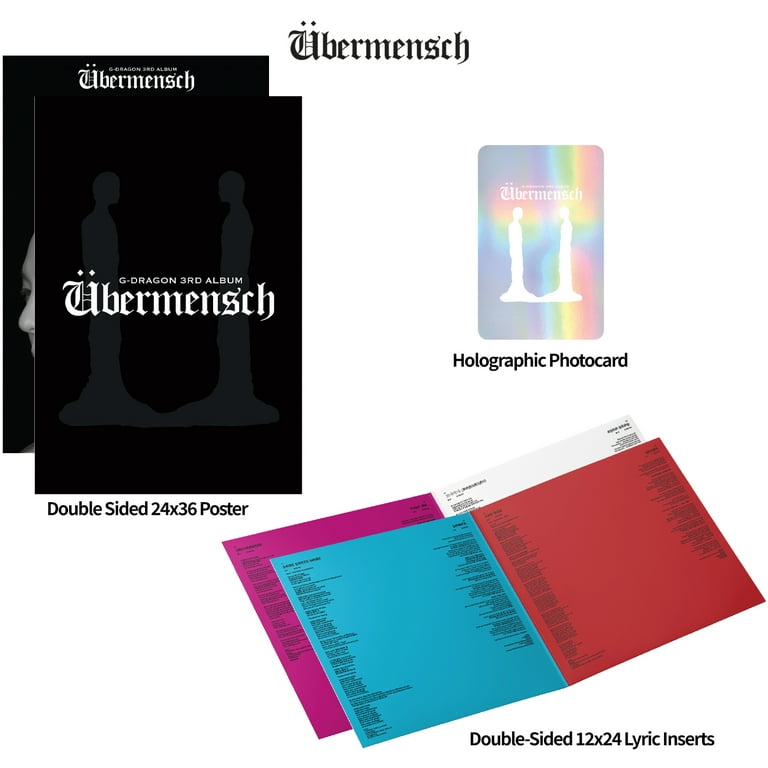 G-Dragon - Ubermensch - Die-Cut Mirrorboard - Music & Performance