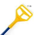 thumbnail image 4 of MATTHEW CLEANING Commercial Quick-Change Iron Mop Handle for Floor Cleaning Heavy Duty Mop Stick Replacement 60inch w/Plastic Gripper for Rags Side Gate Wet Mop Handles 6 Packs, 4 of 5