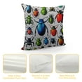 thumbnail image 4 of Shangniulu Beetles Pillow Cover,Decorative Throw Pillow Beetle Watercolor Hexapod Bug Pillow Cases Short Plush Outdoor Indoor Square Cushion Covers for Home Sofa Couch Pillowcases, 4 of 5