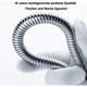 thumbnail image 3 of Tuyau de douche premium de 1,5 m en acier inoxydable, tuyau de douche flexible con juntas para douchette, pommeau de douchette, cromado, 3 of 5