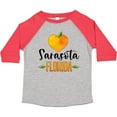 thumbnail image 3 of Inktastic Sarasota Florida Orange in Heart Boys or Girls Toddler T-Shirt, 3 of 5