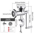 thumbnail image 2 of Manual Meat Grinder Sausage Maker Homemade Burger Patties Hand Operated Kitchen Tool, 2 of 7
