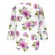 thumbnail image 4 of ICHUANYI Clearance Women's Fashion Three Quarter Sleeve Retro V-Neck Easter Printed Loose Tops Blouse(Purple, L) ICHUANYI WER2023080914601, 4 of 5