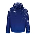 thumbnail image 5 of qelini Pullover Hoodies for Men Graphic Long Sleeve Sweatshirts Snowflake Print Drawstring Hooded Jackets Holiday Tops, 5 of 5