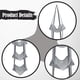 thumbnail image 5 of Organizador de malla de 4 para guardar pelotas, juguetes, deportivo, soporte colgante para baloncesto, para gimnasio, fútbol y fútbol., 5 of 8