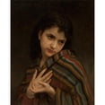 thumbnail image 3 of William Bouguereau 12x14 Black Modern Framed Museum Art Print Titled - La Frileuse (1879), 3 of 5