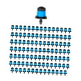 thumbnail image 2 of Equipo de goteo de gotas de riego de riego 100x 100x Equipo de altura de 3 cm 360 grados Círculo completo para macetas de riego de patio trasero del, 2 of 8