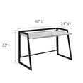 thumbnail image 5 of Leick Home Computer Desk in Gunmetal, 5 of 14