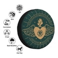thumbnail image 6 of PUREYAH Vintage Heart Love Candle Design Rv Spare Tire Cover, Wheel Covers Protectors Universal Fit for Camping Travel Trailer Truck 15 inch, 6 of 6