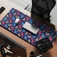 thumbnail image 2 of Long Mouse Pads for Desk,DarkBlue Dinosaurs Pattern Desk Mats on Top Of Desks, Desk Mouse Pad Extra Large with 3mm Non-Slip Base and Stitched Edge for Gaming,Office,Work,Home 35.4"x15.7", 2 of 6