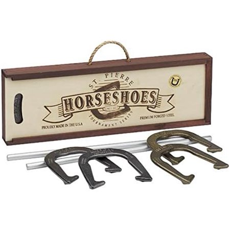 American Professional Horseshoe Set in Wood Case$$Sport & Recreation Other