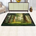 thumbnail image 3 of Ryvnso Trees Forest Area Floor Mats Large Nursery Rugs Non-Slip Carpets Doormat 36" x 24", 3 of 7