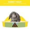 thumbnail image 4 of IFANLANDOR 2Pcs Rabbit Toilet Plastic White for Indoor Living Room, 4 of 6
