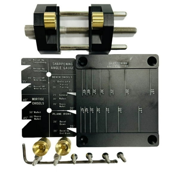 1x Chisel Sharpening Jig Kit-Black
