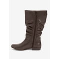 thumbnail image 4 of Comfortview Monica Wide Calf Leather Boot Mid Calf Women's Winter Shoes (Wide Widths Available), 4 of 6