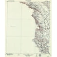 thumbnail image 2 of USGS 20x23 White Modern Wood Framed Museum Art Print Titled - Cholame California Quad - USGS 1914, 2 of 4
