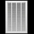 thumbnail image 1 of 16" X 25" Steel Return Air Filter Grille For 1" Filter - Easy Plastic Tabs For Removable Face/Door - Hvac Duct Cover - Flat Stamped Face -White [Outer Dimensions: 17.75W X 26.75H], 1 of 4