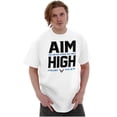 thumbnail image 4 of US Air Force Aim High USAF Logo Men's Graphic T Shirt Tees Brisco Brands S, 4 of 5
