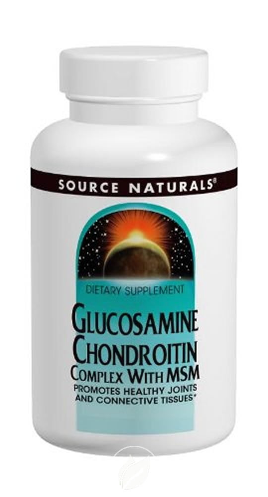 Glucosamine Chondroitin Complex w/MSM 60 Tabs by Source Naturals, Pack