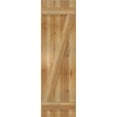 thumbnail image 5 of 16 1/8"W X 54"H Timbercraft Three 5 3/8" Boards Joined Board-N-Batten Shutters W/Z-Bar, Rough Sawn Western Red Cedar (Per Pair), 5 of 13