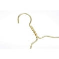 thumbnail image 5 of Beautiful 100 Gold Aluminum Metal Suit Hangers Heavy Duty Coat Hangers (100 Pack Gold), 5 of 5
