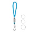 thumbnail image 2 of Peggybuy Outdoor Safety Gear Parachute Cord Carabiner Keychain Nylon Lanyard w/ Key Rings, 2 of 8