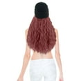 thumbnail image 5 of Fashionable Hooded Wig Knit Hat for Women Featuring Long Curly Hair for Everyday Use in Multiple Colors, 5 of 7
