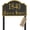 Golden + Hardwares, variant on Personalized Address Sign LAWN MOUNTED - Custom House Number Sign Plaque,Address Plaque,House Address Numbers for Outside House Lawn,Yard,Ground,Garden,Drive Way Metal Free Standing with Stakes