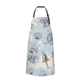 thumbnail image 3 of XMXT 1 Pcs Waterproof Kitchen Cooking Apron, Vintage Nautical Ship Adjustable Aprons for Women Men with Pockets, 3 of 9