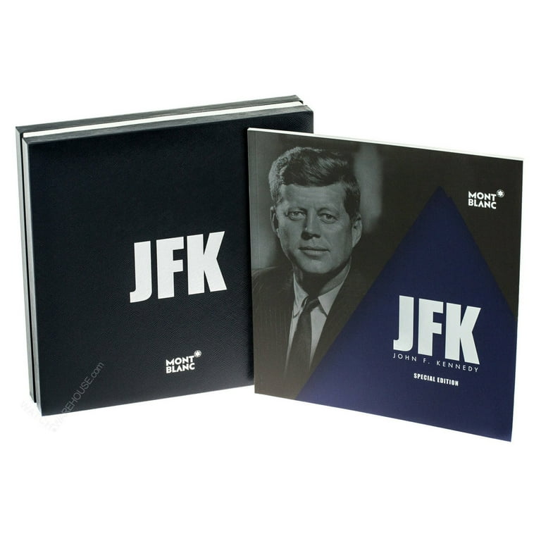Montblanc Special Edition John F Kennedy Rollerball Pen 111047 Commemorative Design Engraved JFK Platinum Plated Clip Walmart