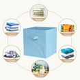 thumbnail image 4 of Liquidation! Beppter Rangement pour Textiles de Maison, Ensemble de 6 Bacs de Rangement Cubiques en Tissu Pliables 11, 4 of 9