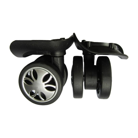 2Pcs Suitcase Wheels Swivel Casters Trolley Wheels Durable Quiet Luggage Accessories 360 Degree Luggage Replacement Wheels for Suitcase Bag