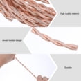 thumbnail image 4 of 1 Rouleau 5m Tissu Tissu Recouvert Fil Flexible Ligne Électrique Lampe Fil Torsadé, 4 of 7