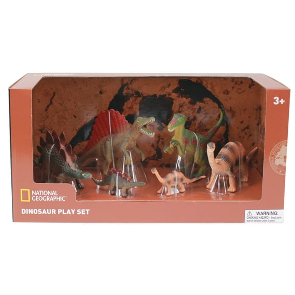 National Geographic Dinosaurs Figurines, 6 pieces