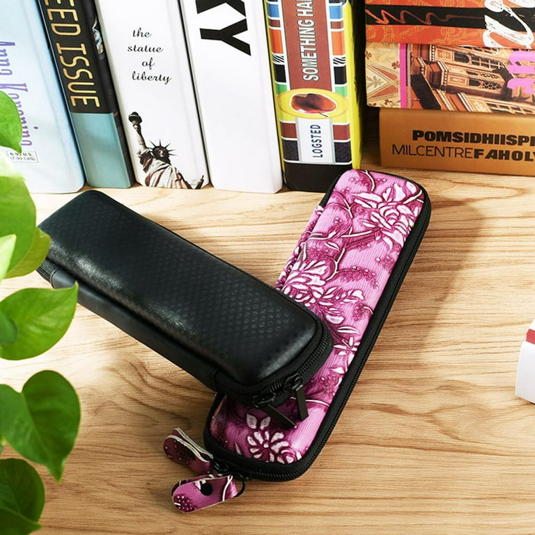 Portable EVA Black Hard Shell Pencil Case Protective Storage Case