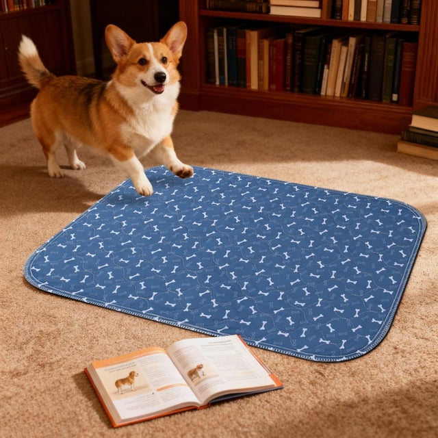 Feltree Reusable Washable Dog Pee Pads 28x32 Inch Absorbent Leak-Proof Puppy Pads for House Training, Travel, Crate, and Home Use with Non-Slip Backing