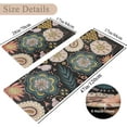 thumbnail image 2 of Kitchen Rugs and Mats Non Skid Anti Fatigue Kitchen Mats for Floor 2 Piece Boho Cushioned Kitchen Rugs Waterproof Comfort Standing Mat for Kitchen Sink Office Laundry, 2 of 6