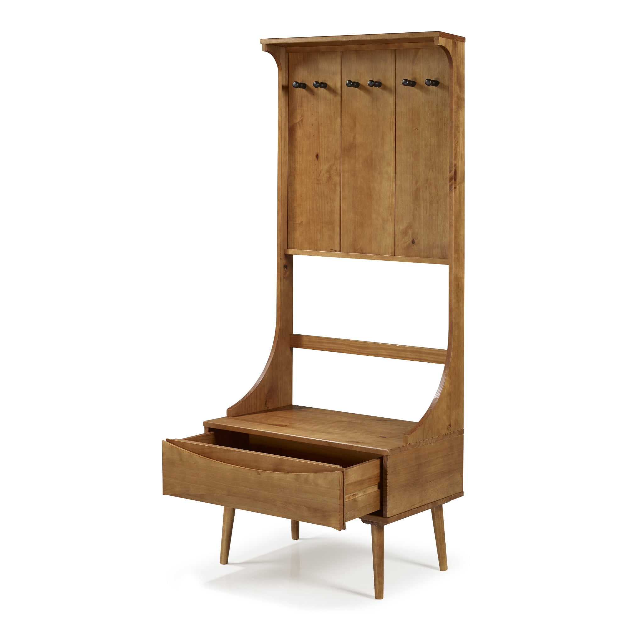 Hall tree mid century modern sale