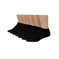 thumbnail image 2 of 18 pairs Hanes Men's BIG & TALL   cushion No Show socks "SLIGHTLY~IMPERFECT" (Black, 18 Pairs), 2 of 4