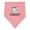 Mauve and Natural, variant on Inktastic Bookworm Never Have Too Many Books Baby Bandana Bib