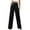 Black, variant on Baqcunre Womens Shorts Womens Wide Leg Business Pants High Waisted Capris Straight Long Work Trousers With Pockets Cargo Pants Women Women'S Pants Pink XS