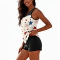 thumbnail image 7 of 4th Of July Two Piece Tankini Swimsuit for Women 2026 Tummy Control Full Coverage Bathing Suits, 7 of 7