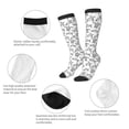 thumbnail image 6 of Daiia Sports Socks Hand Drawn Turtle Printed Novelty Crew Socks for Men Women Knee High Socks Cotton Socks Soft & Breathable Support Unisex Socks, 6 of 9