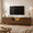 Walnut, variant on Doyolan Mid-Century Modern 70" TV Stand for TVs up to 80”, Wood TV Console with LED Light,Sliding Drawer and Storage, Curved Edge Television Stand, Entertainment Center for Living Room Bedroom,Walnut