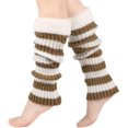 thumbnail image 2 of Dalrosia Leg Warmers for Women Girl Y2K Ribbed Striped Leg Warmer Trim Knitted Christmas Socks Fall Winter Streetwear, 2 of 2